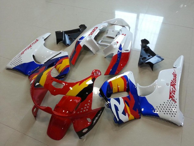 Mejores Carenados Moto Honda CBR900RR 893 1996-1997 - Blanco Rojo Azul Amarillo