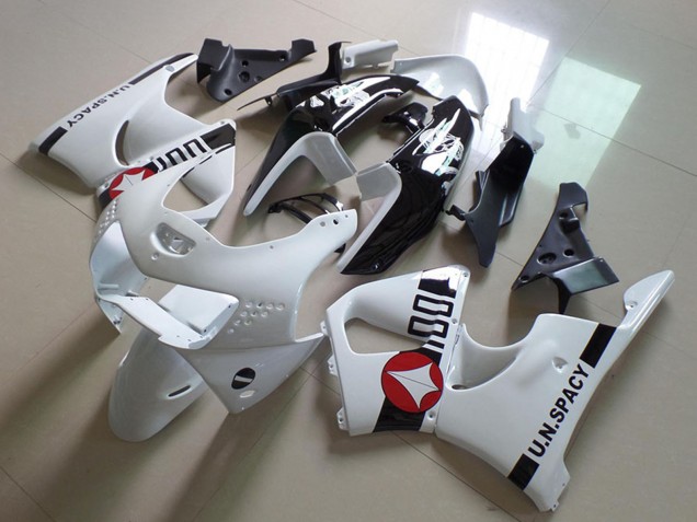 Mejores Carenados Moto Honda CBR900RR 919 1998-1999 - Blanco Rojo Negro Brillante U.N.Spacy
