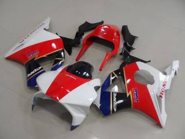 Mejores Carenados Moto Honda CBR900RR 954 2002-2003 - Rojo Blanco Azul Oscuro