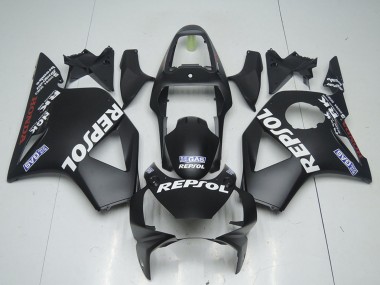 Mejores Carenados Moto Honda CBR900RR 954 2002-2003 - Negro Mate Repsol