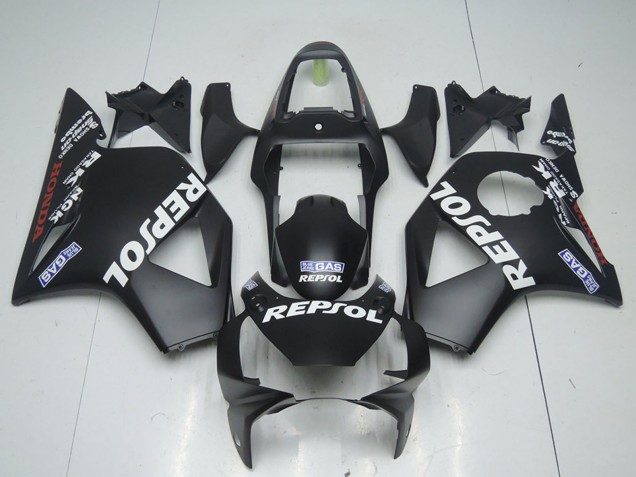 Mejores Carenados Moto Honda CBR900RR 954 2002-2003 - Negro Mate Repsol