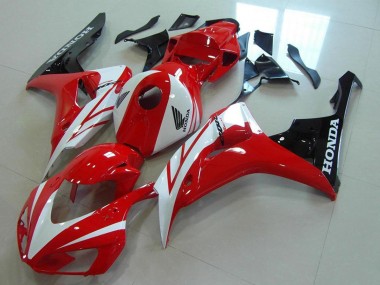 Mejores Kits Carenados Moto Honda CBR1000RR 2006-2007 - Blanco Rojo Negro Brillante