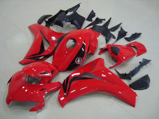 Mejores Kits Carenado Moto Honda CBR1000RR 2008-2011 - Rojo Negro Brillante OEM Estilo