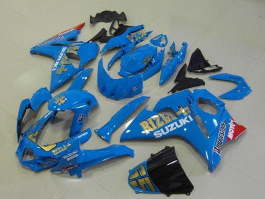 Mejores Carenados Moto Suzuki GSXR 1000 2009-2016 - Azul Oro Rizla Motul