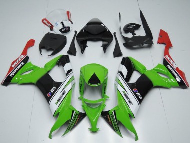 Mejores Carenados Moto Kawasaki ZX10R 2008-2010 - Verde Blanco Negro Rojo Elf Motorrad
