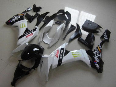 Mejores Carenados Moto Kawasaki ZX10R 2008-2010 - Blanco Negro Brillante Rojo Verde Monstruo