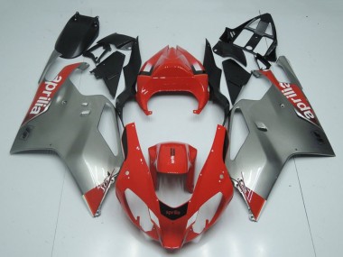 Mejores Carenados Moto Aprilia RSV1000 2003-2006 - Rojo Gris Negro