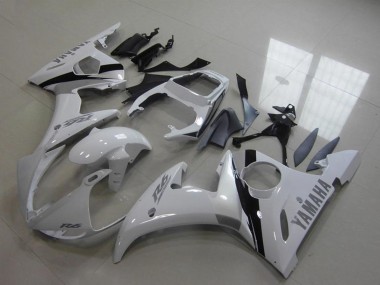 Mejores Kits Carenado Moto Yamaha YZF R6 2003-2004 - Blanco Negro Brillante