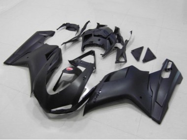 Mejores Carenados Moto Ducati 848 2007-2014 - Negro Mate
