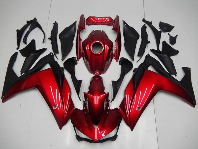 Mejores Carenados Moto Yamaha YZF R3 2015-2018 - Rojo Negro Mate