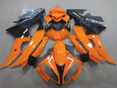Mejores Carenado Moto Yamaha YZF R6 2008-2016 - Naranja Negro Brillante