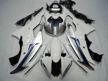 Mejores Kits Carenado Moto Yamaha YZF R6 2008-2016 - Blanco Azul Negro