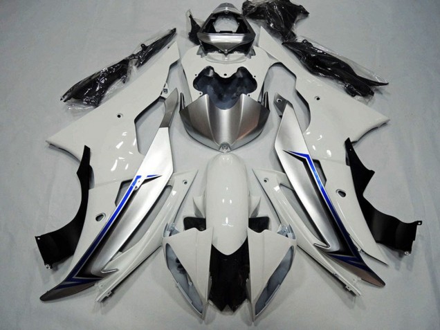 Mejores Kits Carenado Moto Yamaha YZF R6 2008-2016 - Blanco Azul Negro