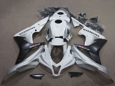 Mejores Carenado Moto Honda CBR600RR 2007-2008 - Blanco Negro Mate