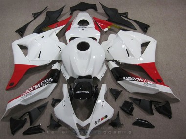 Mejores Carenados Moto Honda CBR600RR 2009-2012 - Blanco Rojo Negro Brillante Mugen