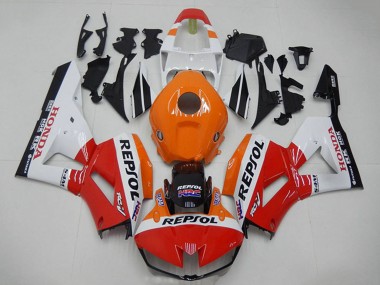 Mejores Carenados Moto Honda CBR1000RR 2012-2016 - Naranja Blanco Rojo Negro Brillante Repsol HRC