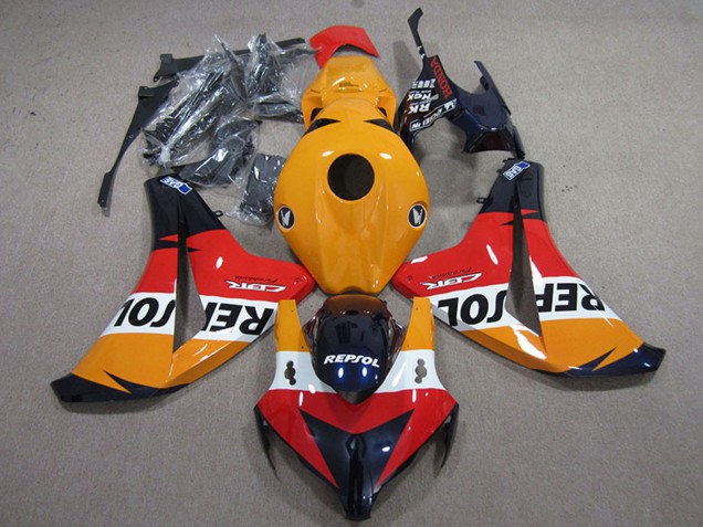 Mejores Kits Carenados Moto Honda CBR1000RR 2008-2011 - Naranja Blanco Rojo Negro Brillante Repsol