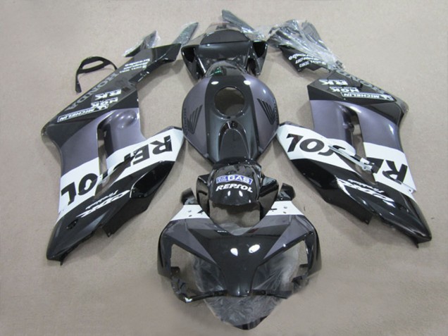 Mejores Carenados Moto Honda CBR1000RR 2004-2005 - Negro Brillante Blanco Gris Repsol