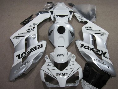 Mejores Kits Carenado Moto Honda CBR1000RR 2004-2005 - Blanco Plata Negro Repsol