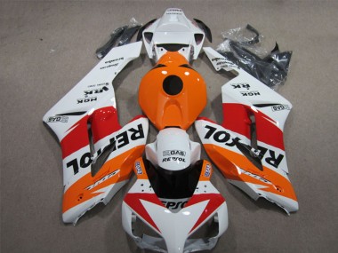 Mejores Carenados Moto Honda CBR1000RR 2004-2005 - Blanco Naranja Rojo Negro Repsol