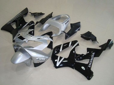 Mejores Carenados Moto Honda CBR900RR 929 2000-2001 - Plata Negro Brillante