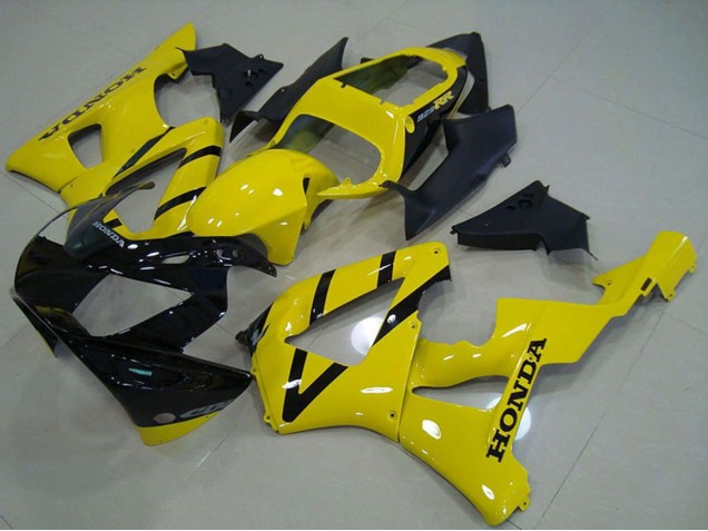 Mejores Carenado Moto Honda CBR900RR 929 2000-2001 - Amarillo Negro Brillante