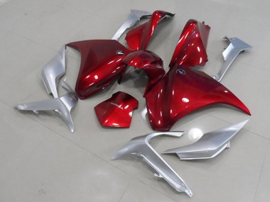 Mejores Carenados Moto Honda VFR 1200 2010-2014 - Plata Rojo