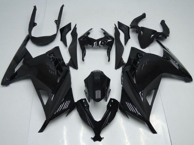 Mejores Carenados Moto Kawasaki ZX300R 2013-2018 - Negro Brillante