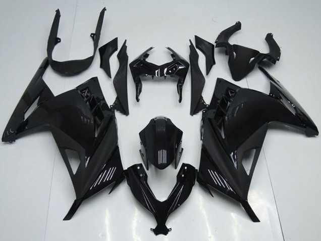 Mejores Carenados Moto Kawasaki ZX300R 2013-2018 - Negro Brillante