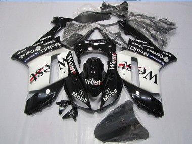 Mejores Carenados Moto Kawasaki ZX6R 2007-2008 - Negro West Mobil