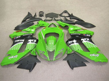 Mejores Carenados Moto Kawasaki ZX6R 2007-2008 - Verde Touch4 4