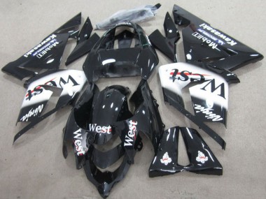 Mejores Carenados Moto Kawasaki ZX10R 2004-2005 - Negro West Ninja