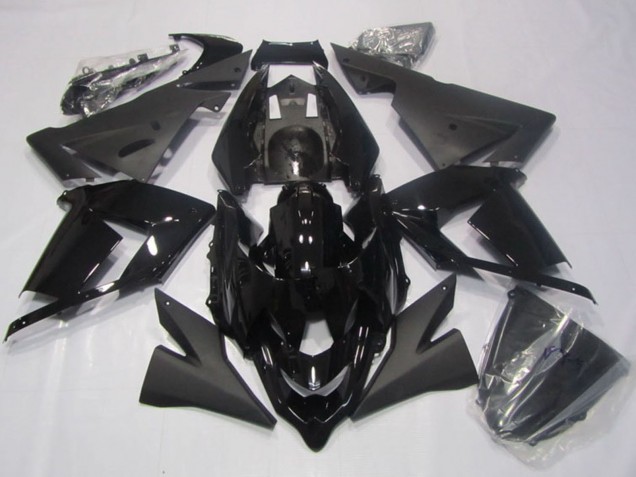 Mejores Carenado Moto Kawasaki ZX10R 2004-2005 - Negro Brillante Negro Mate