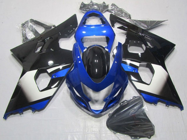 Mejores Carenados Moto Suzuki GSXR 600 2004-2005 - Azul Blanco Negro