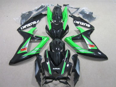 Mejores Carenados Moto Suzuki GSXR 600 2006-2007 - Verde Negro Brillante Rojo