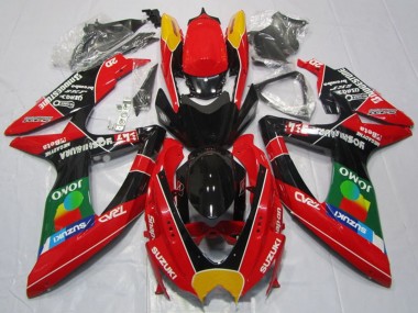 Mejores Carenados Moto Suzuki GSXR 600 2008-2010 - Rojo Naranja Azul Verde Negro JOMO