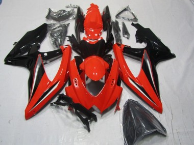 Mejores Carenados Moto Suzuki GSXR 600 2008-2010 - Rojo Negro