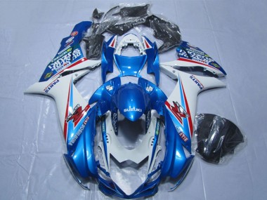 Mejores Carenados Moto Suzuki GSXR 600 2011-2024 - Azul Blanco