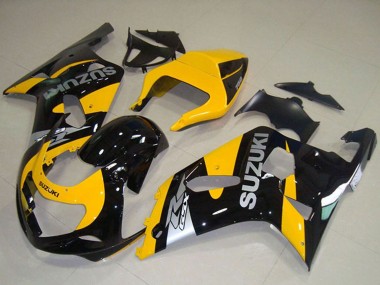 Mejores Carenados Moto Suzuki GSXR 750 2001-2003 - Amarillo Negro