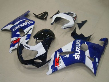 Mejores Carenados Moto Suzuki GSXR 750 2001-2003 - Azul Blanco