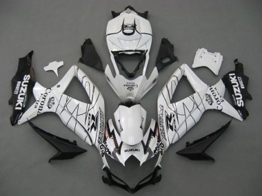 Mejores Carenados Moto Suzuki GSXR 750 2008-2010 - Blanco Negro Corona Extra Alstare