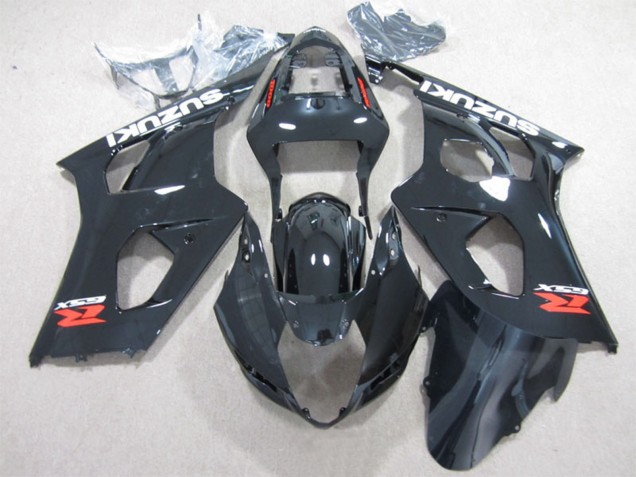 Mejores Carenado Moto Suzuki GSXR 1000 2003-2004 - Negro Brillante
