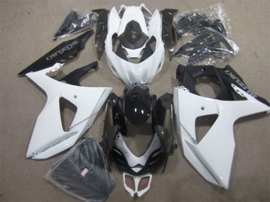 Mejores Kits Carenado Moto Suzuki GSXR 1000 2009-2016 - Blanco Negro