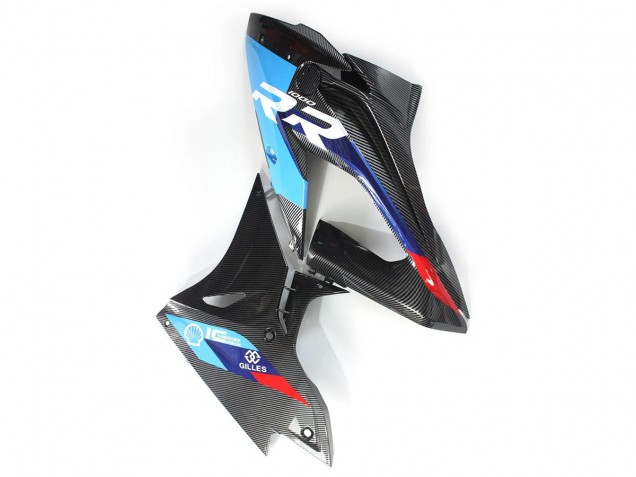 Mejores Carenados Moto BMW S1000RR 2015-2016 - Azul Rojo FibraCarbono
