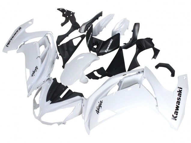 Mejores Carenados Moto Kawasaki EX650 2012-2016 - Blanco Negro