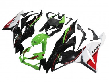 Mejores Carenados Moto Kawasaki ZX6R 2019-2022 - Verde Negro Brillante Blanco Rojo