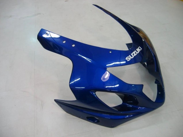 Mejores Carenados Moto Suzuki GSXR 600/750 2004-2005 - Azul Gris Negro Brillante