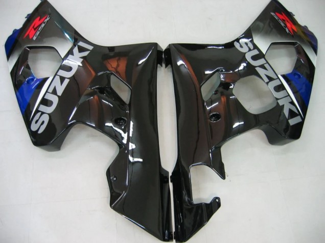 Mejores Carenados Moto Suzuki GSXR 600/750 2004-2005 - Azul Gris Negro Brillante