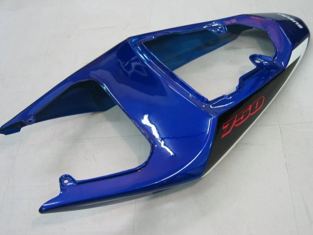 Mejores Carenados Moto Suzuki GSXR 600/750 2004-2005 - Azul Gris Negro Brillante