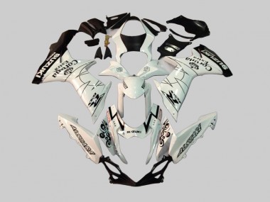 Mejores Carenados Moto Suzuki GSXR 600/750 2011-2024 - Blanco Negro Alstare Corona Extra Motul